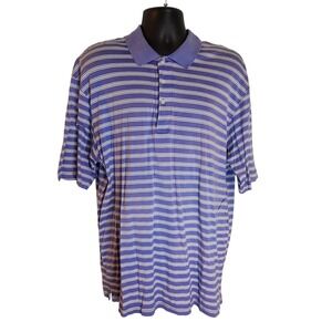 Wedge Golf Polo Shirt‎ Striped Short Sleeve Golf Casual Mens XL